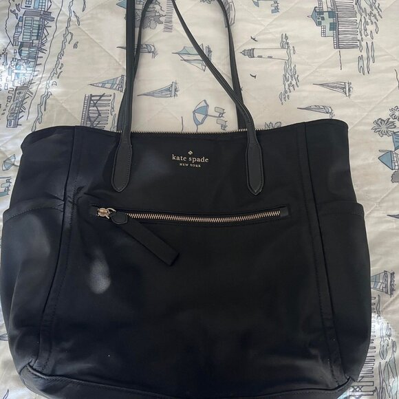 Kate Spade Black diaper bag Chelsea Medium